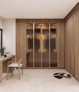 Hand-finished wood surface