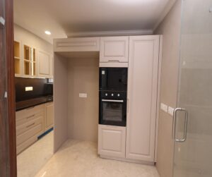 Oasis Studio kitchen and wardrobe